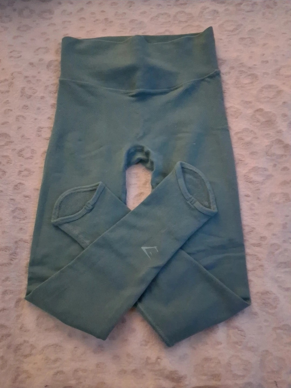 Gymshark High-Waist Leggings in Sage Green